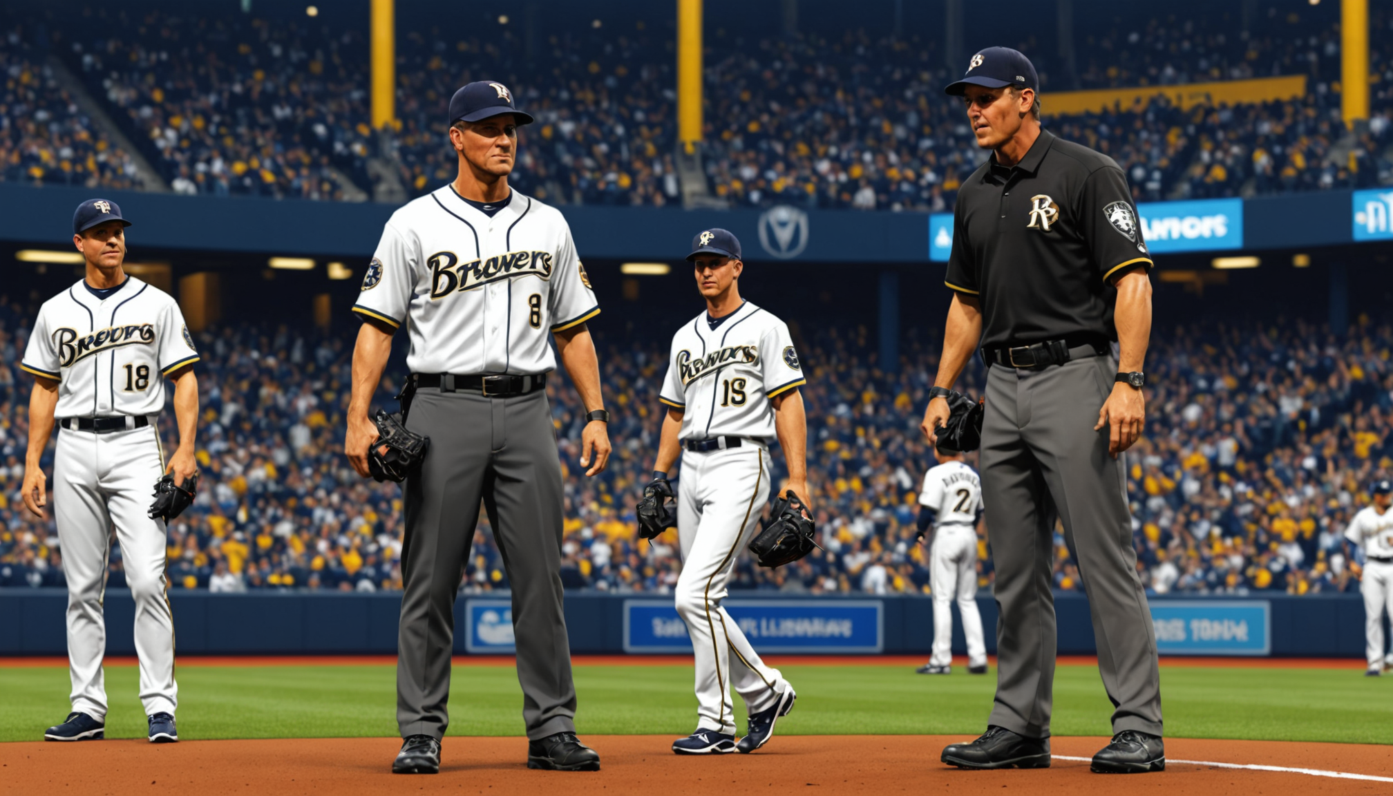 MLB umpire draws criticism, laughter for bizarre call during Brewers-Rays game