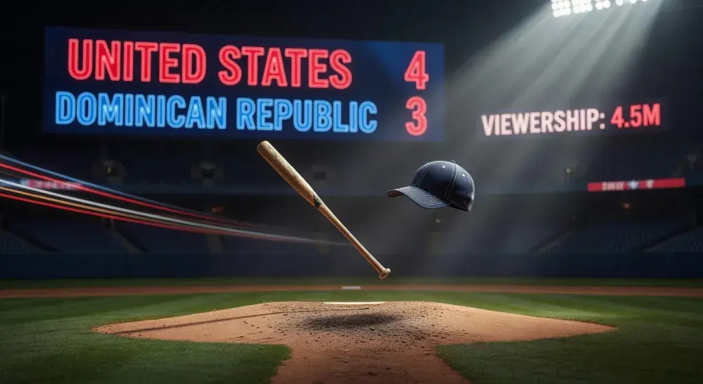 United States defeats Dominican Republic in World Baseball Classic semifinal, sets viewership record