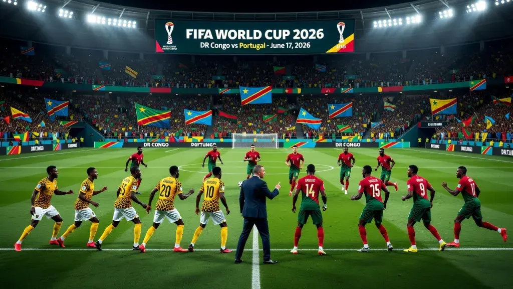 DR Congo End 52-Year World Cup Absence Against Portugal in 2026 Opener