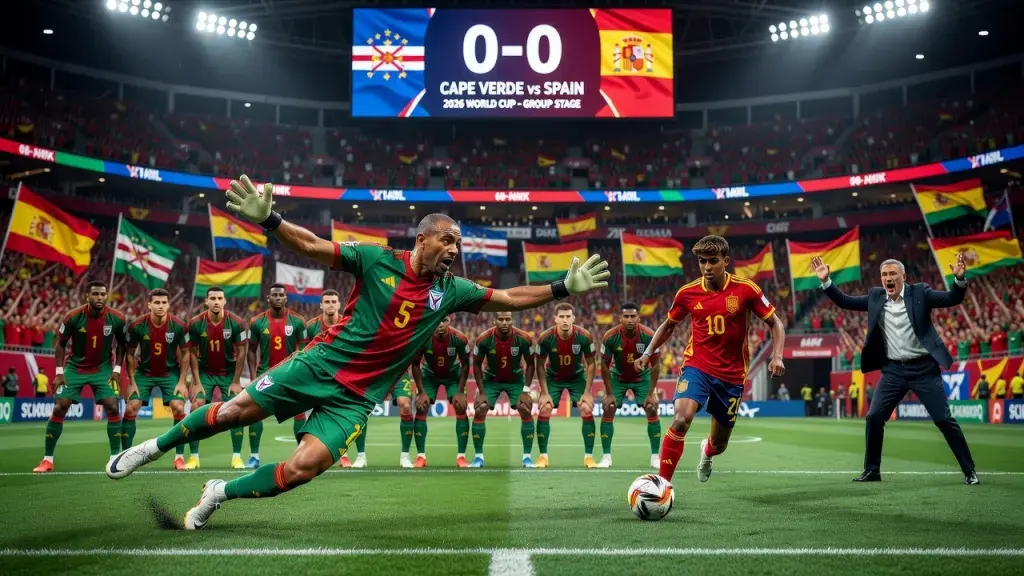 Cape Verde Stun Spain as Four Draws Rock World Cup Group Stage