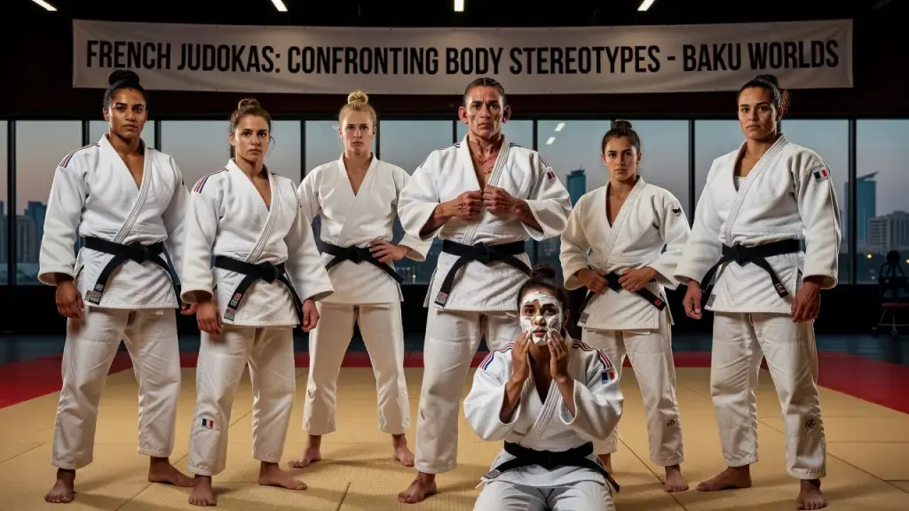French Judokas Confront Body Stereotypes Ahead of Baku Worlds