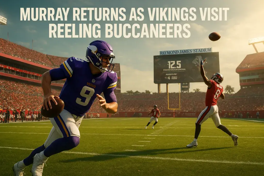 Murray Returns as Vikings Visit Reeling Buccaneers