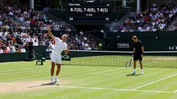 Fritz Saves Match Point to Finally Halt Shelton's Winning Run in Halle