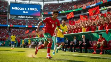 Bouaddi Announces Himself on World Stage With Commanding Morocco Display Against Brazil