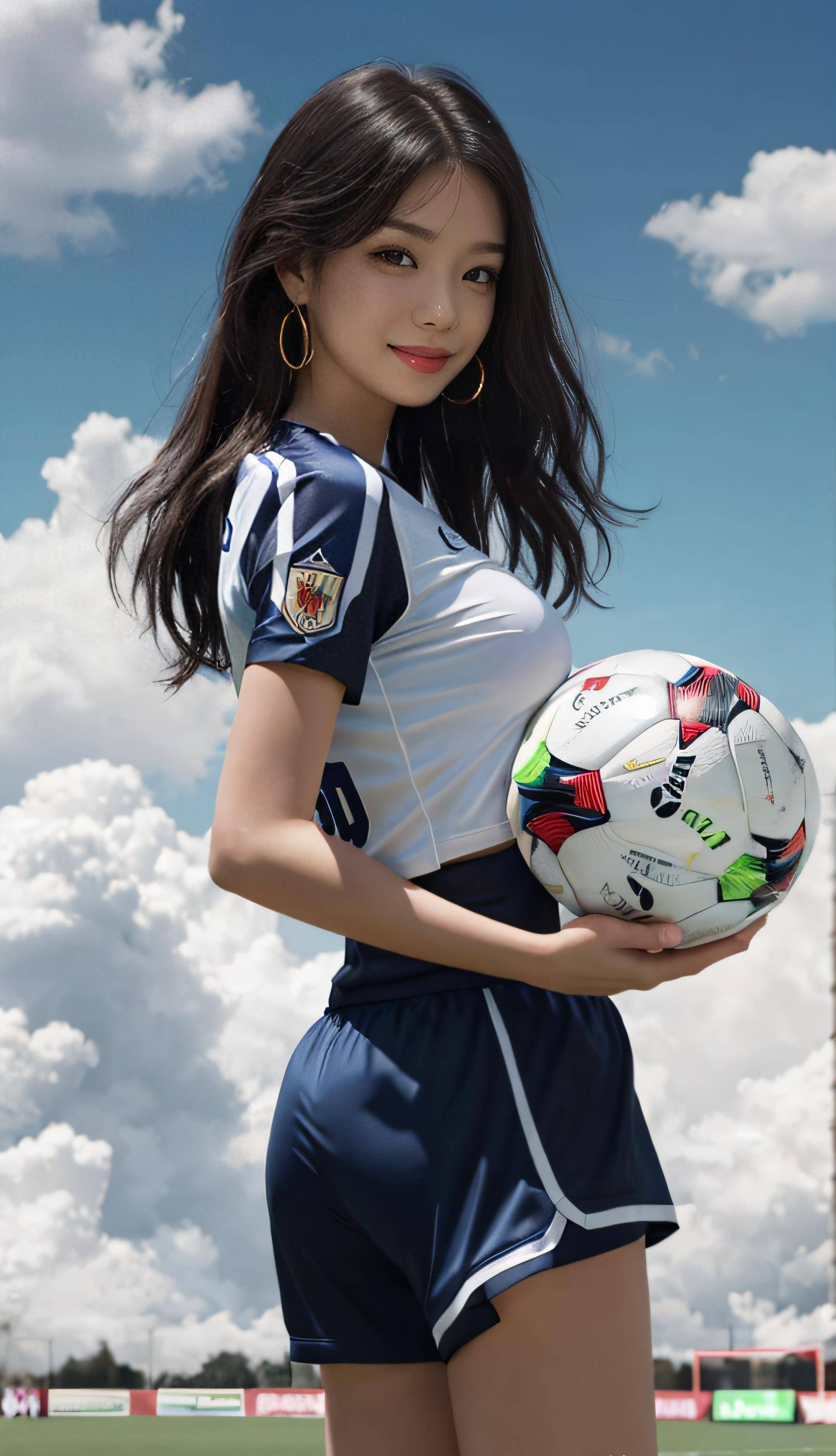 足球运动员的活力展现无限魅力